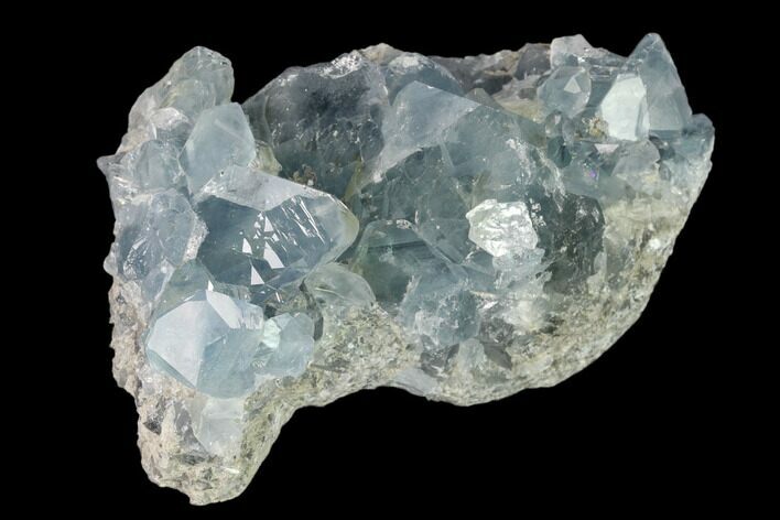 Sky Blue Celestine (Celestite) Crystal Cluster - Madagascar #139423
